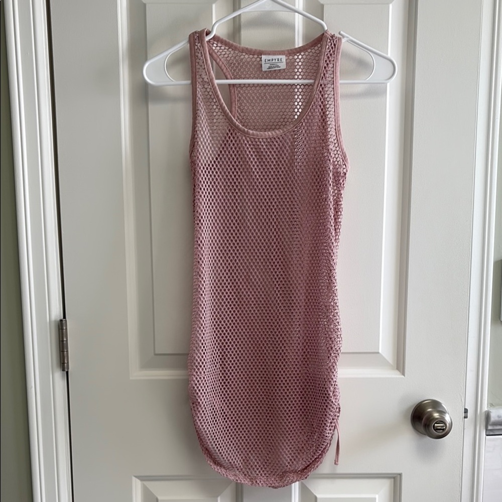 Empyre Light Pink Mesh Top